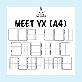 SHEET MEET YX CHO BÌA A4 (11 LỖ) (NHIỀU LOẠI)