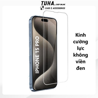 Cường lực iphone không viền - trong suốt - bảo vệ mặt kính điện thoại - iphone 5 đến 15PROMAX