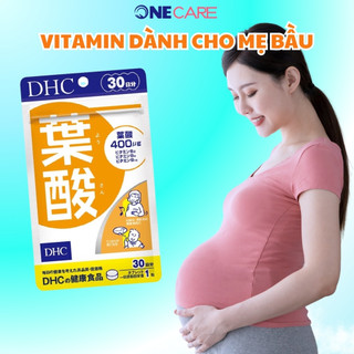 Viên uống DHC bổ sung vitamin cho mẹ bầu gói 30 ngày , DHC bà bầu Folic acid 30 ngày - Onecare