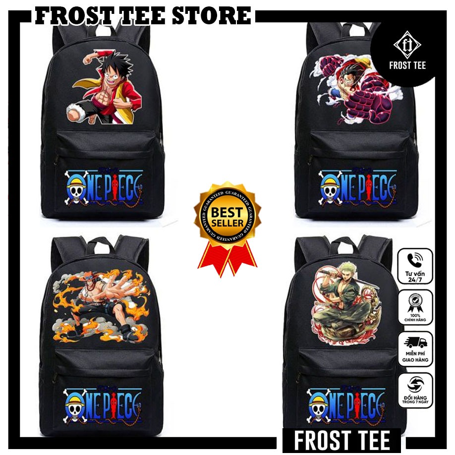 Balo one piece , cặp one piece luffy - balo học sinh tiểu học cấp 1 | FROSTEE STORE