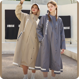 Áo Mưa Măng Tô Dáng Dài Unisex Cao Cấp 2 lớp vải dù Chống Thấm Áo Gió Giữ Ấm Lưới lót