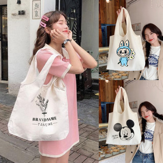 Túi tote vải canvas liền thân họa tiết đa dạng hot hit tặng quà xinh