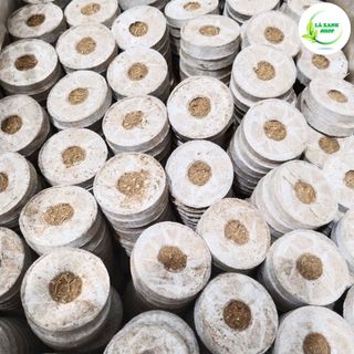Combo 20, 50, 100 Viên nén xơ dừa, viên nén ươm hạt trồng rau, trồng hoa, dâu tây, thủy canh