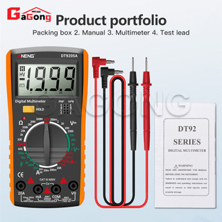 Đồng hồ vạn năng kỹ thuật số máy đo bóng bán dẫn ac / dc máy đo điện ncv