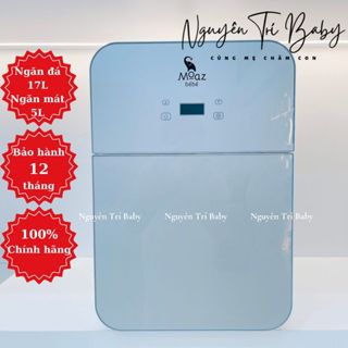 Tủ lạnh mini Moaz bebe MB085 22L - ngăn mát 5L ngăn đông 17L - bảo hành 12 tháng chính hãng