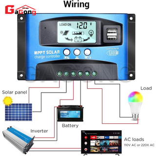 Điều khiển bộ sạc năng lượng mặt trời mppt bộ sạc 30A bộ sạc năng lượng mặt trời 12v24v Bộ sạc năng lượng mặt trời
