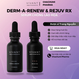  Serum Vivant Rejuv Rx và Derm-A-Renew giảm rãnh nhăn phục hồi da chống lão hóa 30ml 