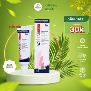 (Mẫu Mới) Kem Giảm Mụn AzClear Acid Azelaic 20% Giảm Thâm Mụn, Căng Bóng, Mịn Màng Đều Mầu Da 25G