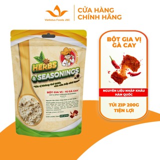 Bột Gia Vị Lắc Gà Cay Hot & Spicy Chicken Seasoning Orange Chef - Nguyên liệu nhập khẩu Hàn Quốc