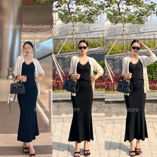 Chân váy đuôi cá dáng dài phong cách ulzzang hàn quốc (ảnh thật)