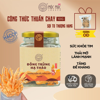 Hộp 10Gr - Đông trùng hạ thảo sấy thăng hoa Mộc mạc garden