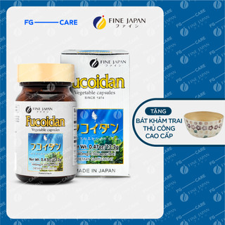 Tảo Okinawa Fucoidan Xanh Nhật Bản Hỗ Trợ Điều Trị Ung Thư - Fine Japan Fucoidan (Hộp 30 Viên)
