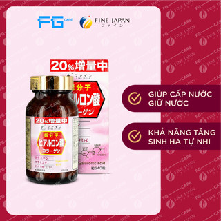 Viên Uống Bổ Sung Hyaluronic Acid & Elastin Nhật Bản  - Fine Japan Hộp 540 viên x 150mg