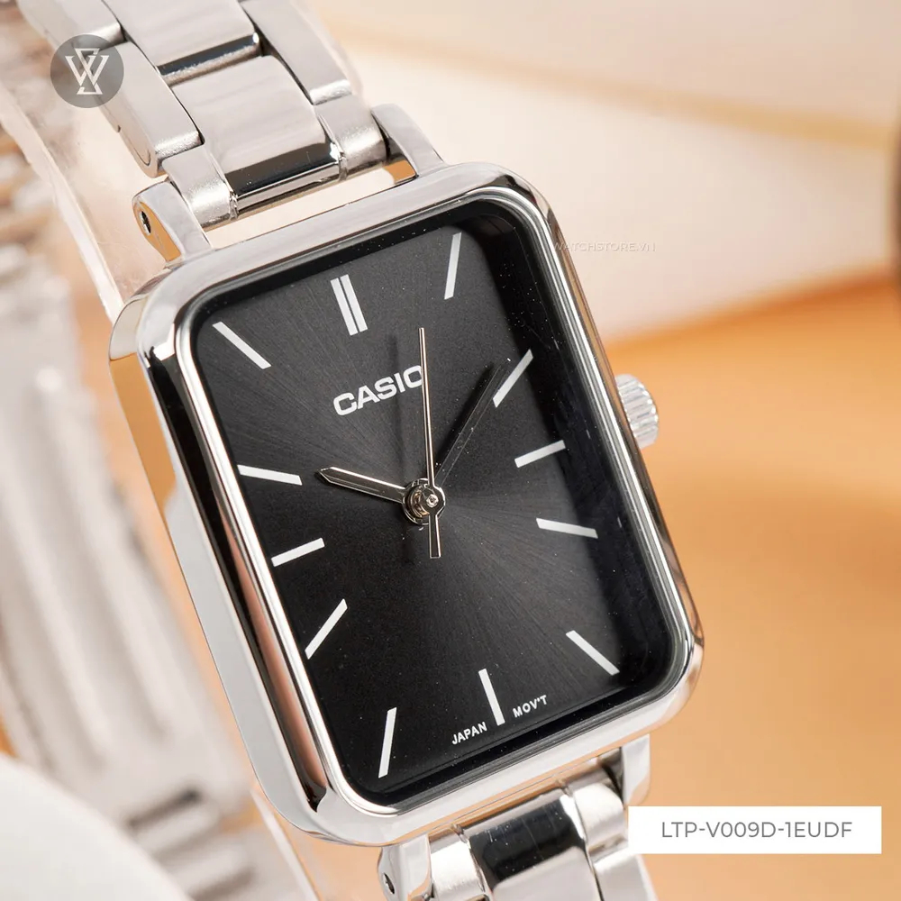 [Chính Hãng] Đồng Hồ Nữ Casio LTP-V009D Dây Kim Loại - Mặt Chữ Nhật Sang Trọng - Bảo Hành 1 Năm | BigBuy360 - bigbuy360.vn