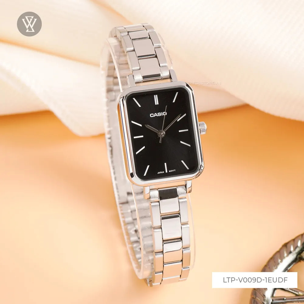 [Chính Hãng] Đồng Hồ Nữ Casio LTP-V009D Dây Kim Loại - Mặt Chữ Nhật Sang Trọng - Bảo Hành 1 Năm | BigBuy360 - bigbuy360.vn