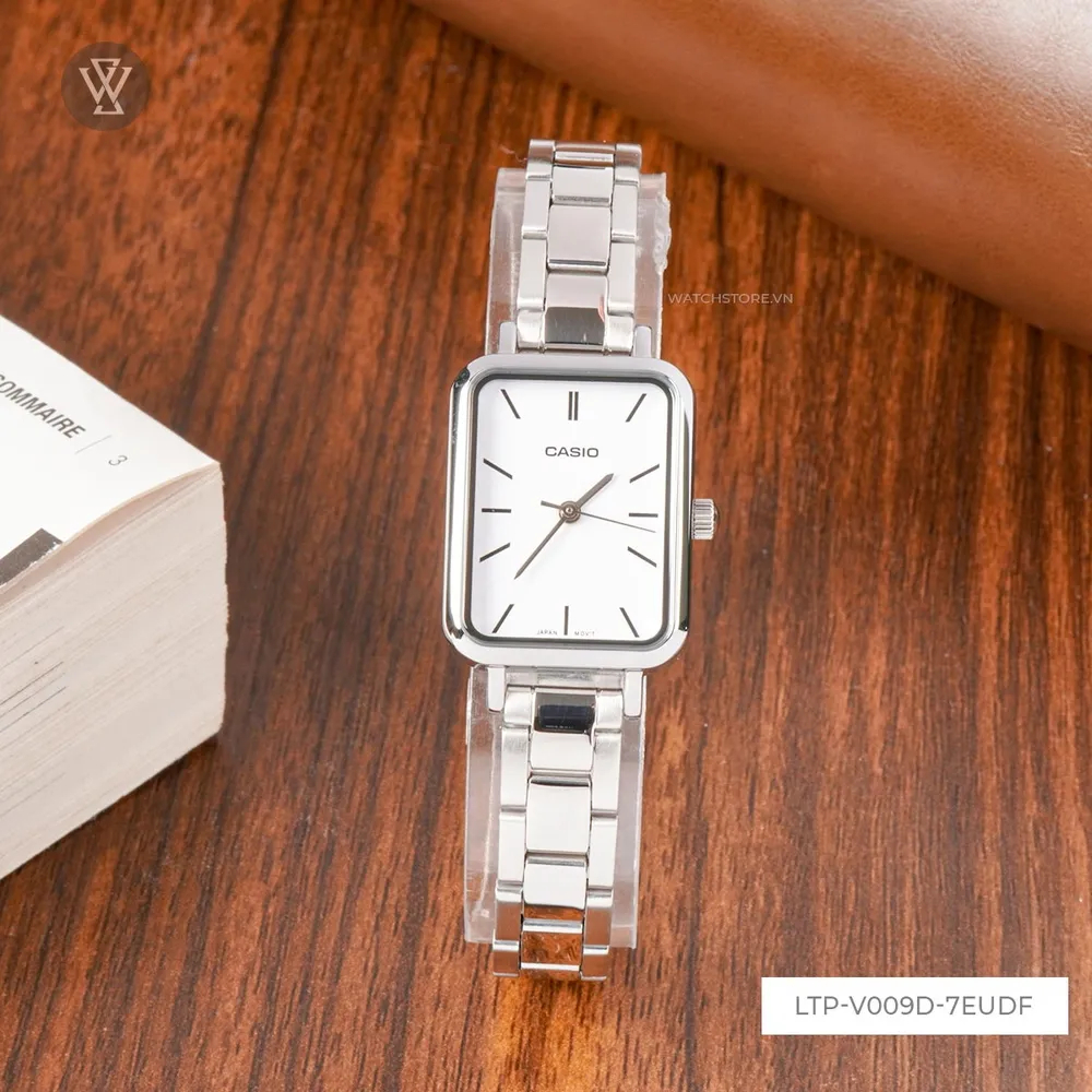 [Chính Hãng] Đồng Hồ Nữ Casio LTP-V009D Dây Kim Loại - Mặt Chữ Nhật Sang Trọng - Bảo Hành 1 Năm | BigBuy360 - bigbuy360.vn