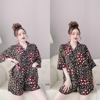 Đồ bộ Lụa Cánh dơi bigsize 50-100kg chất mềm mát