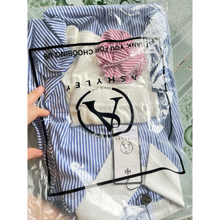 Set kẻ 𝐀𝐒𝐇𝐘𝐋𝐄𝐘 kèm tag hoa