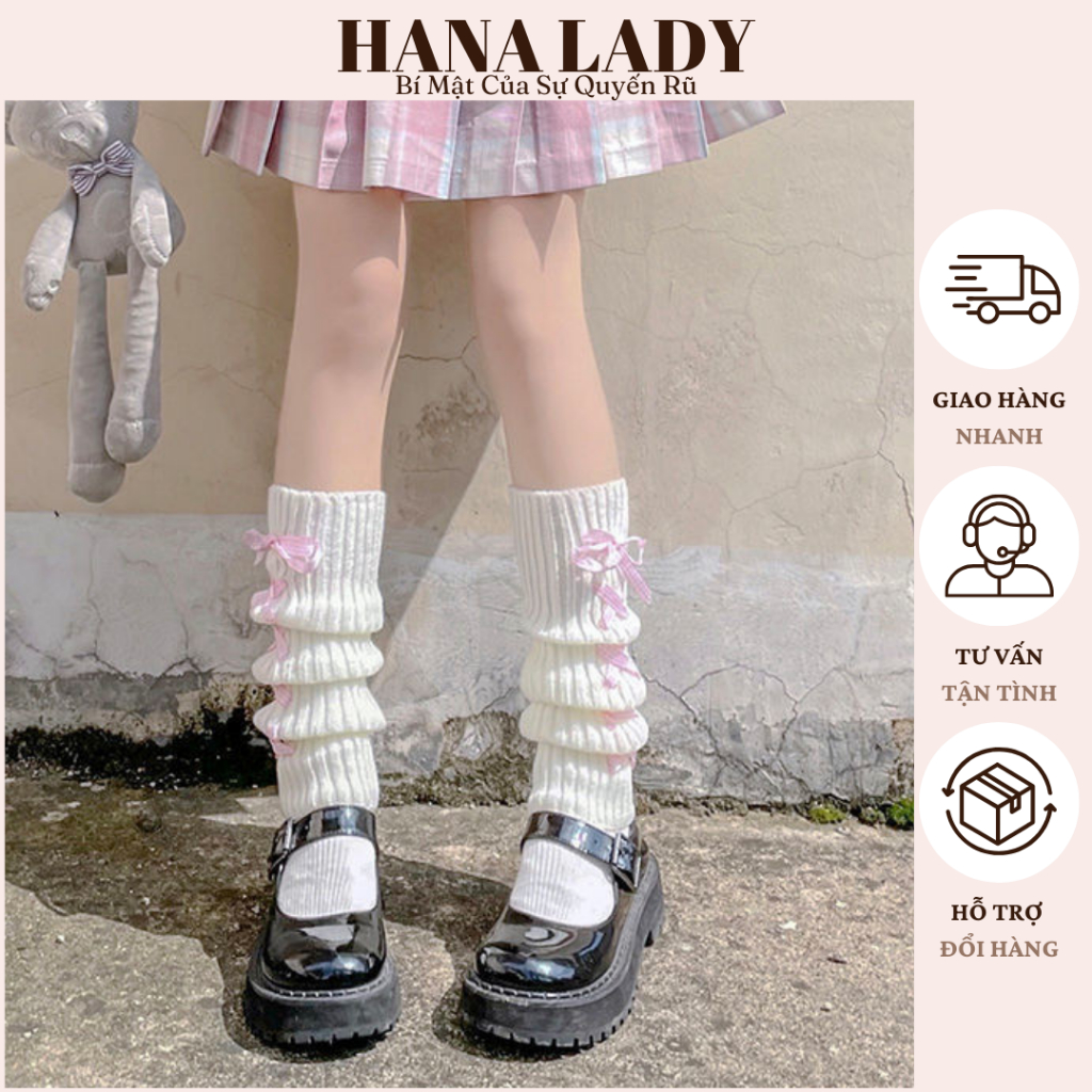Tất Vớ Nữ Dạng Ống Dệt Kim Phong Cách Lolita Nhật Bản Dễ Thương Nhiều Mẫu | BigBuy360 - bigbuy360.vn