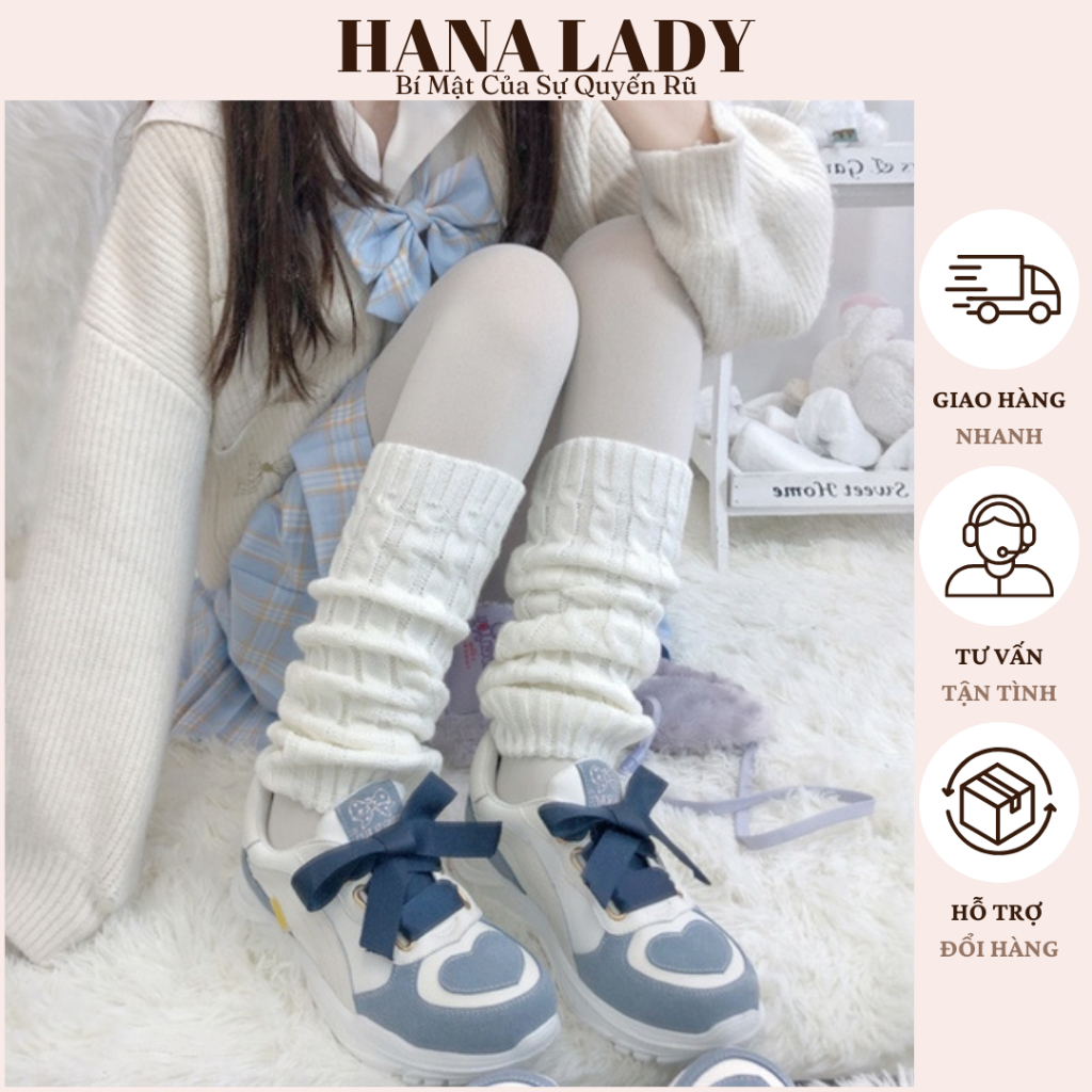 Tất Vớ Nữ Dạng Ống Dệt Kim Phong Cách Lolita Nhật Bản Dễ Thương Nhiều Mẫu | BigBuy360 - bigbuy360.vn
