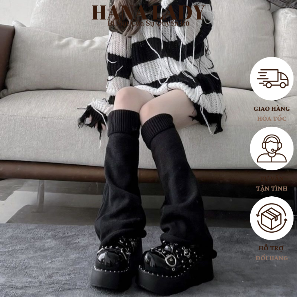 Tất Vớ Nữ Dạng Ống Dệt Kim Phong Cách Lolita Nhật Bản Dễ Thương Nhiều Mẫu | BigBuy360 - bigbuy360.vn
