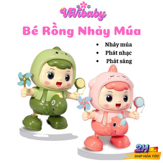 Đồ Chơi Robot Nhảy Múa Có Nhạc Có Đèn Bé Rồng Nhảy Múa Di Chuyển Phát Nhạc Giá Rẻ - ĐỒ CHƠI VIVI BABY