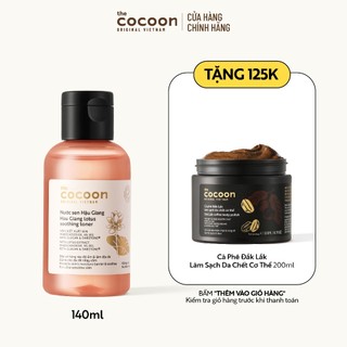 Nước sen Hậu Giang Cocoon giúp phục hồi đa nhiệm cho da rất nhạy cảm 140ml