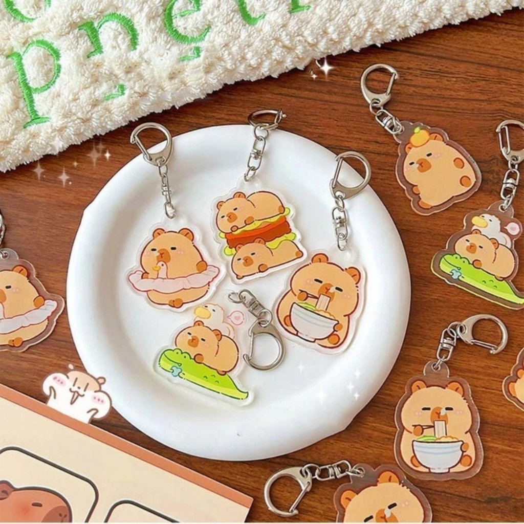 Móc khóa Capybara Kapibala dễ thương
