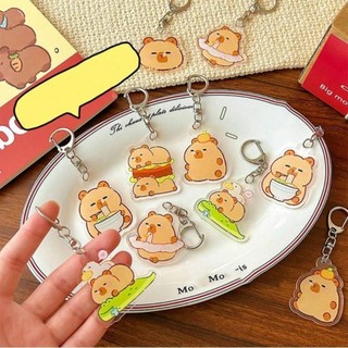 Móc khóa Capybara Kapibala dễ thương