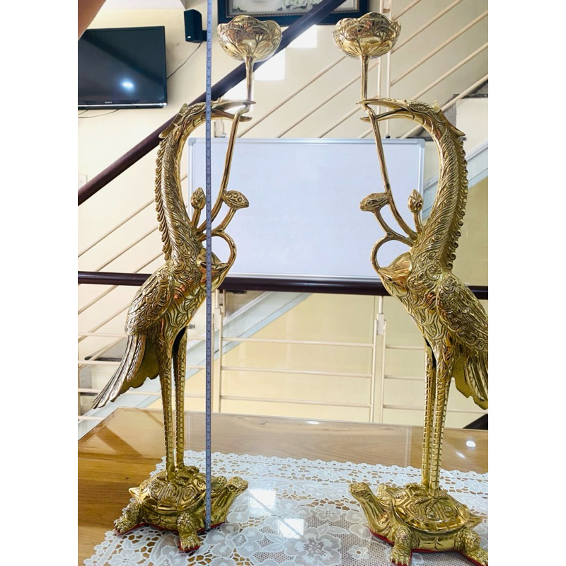 CẶP HẠC ĐỒNG CAO 58cm