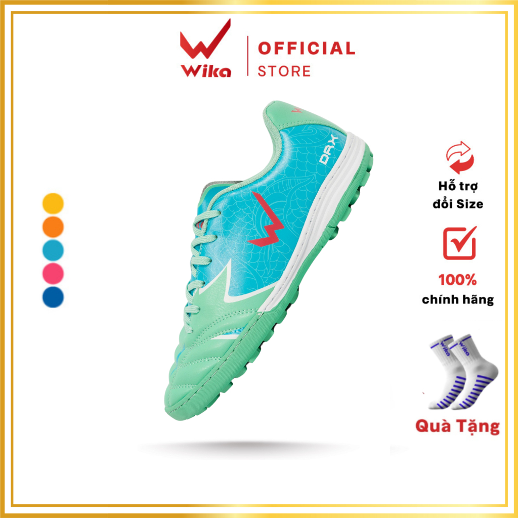 Giày Đá Bóng Wika DragonX Chính Hãng,Chất Liệu Da Microfiber Cao Cấp Đã Khâu Full Đế. TOP1