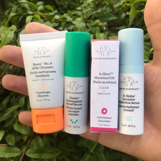 SẢN PHẨM DƯỠNG DA DRUNK ELEPHANT MINI tách set - Puta Beauty