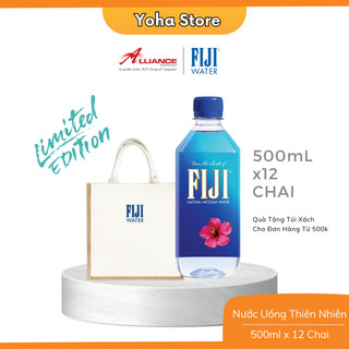 [Earth's Finest Water] Nước Khoáng Nhập Khẩu Fiji 500 ml x 12 Chai - Thương Hiệu Cao Cấp Số 1 Tại Mỹ