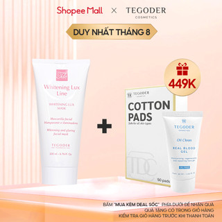 Mặt nạ dưỡng trắng da Tegoder Whitening Lux mask 200 ml 7542