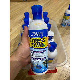 Vi sinh sống Cao Cấp API Stress Zyme+ 250ml - phân hủy chất hữu cơ, chất bẩn bể cá, thủy sinh