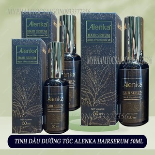 (chính hãng_giá sỉ)Tinh dầu dưỡng bóng và giữ nếp tóc uốn sóng lơi Alenka Hair Serum 50ml