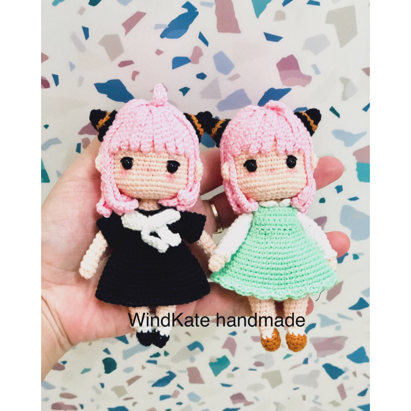 Móc khoá Anya bằng len