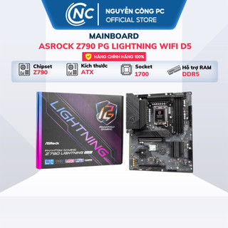 Mainboard asrock z790 pg lightning d5 - bh chính hãng 3 năm