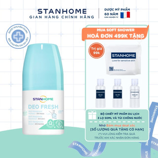 Lăn Khử Mùi Nam Nữ Ngăn Mồ Hôi Nách Không Cồn Deo Fresh Stanhome Hương Biển Tươi Mát Dành Cho Da Nhạy Cảm 50ML