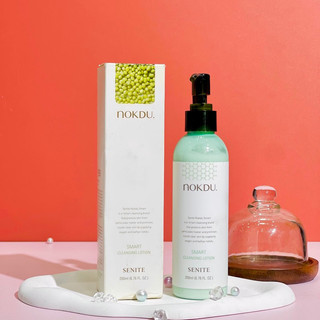  Nước hoa hồng làm sạch da dạng lotion chiết xuất đậu xanh lên men SENITE Nokdu Smart Cleansing Lotion 