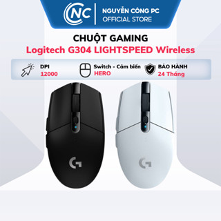 Chuột Logitech G304 LIGHTSPEED Wireless Black / White - Bảo hành chính hãng 2 năm