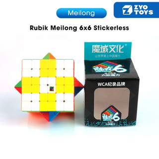 Rubik meilong 6x6 - đồ chơi trí tuệ - khối lập phương 6 tầng stickerless- zyo toys