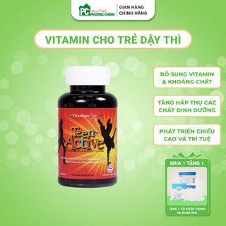 Vitamin Tổng Hợp Cho Thiếu Niên Teens Active Vitamins For Life - Bổ Sung Đầy Đủ Vitamin & Khoáng Chất Cho Thiếu Niên