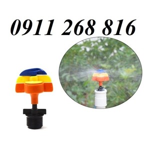 Béc phun mưa 3 tầng cánh chân ren 21mm phun mưa xoay tưới cây hoa vườn rau vườn ươm nhà lưới nhà màng sân vườn