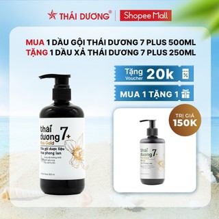 Combo 1 dầu gội thái dương 7 plus 500ml tặng 1 dầu xả thái dương 7 plus 250ml
