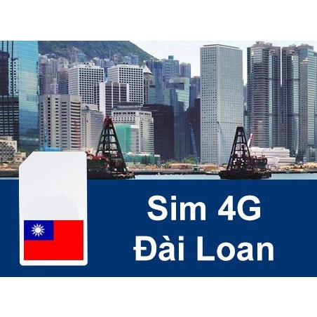 Sim Du Lịch Đài Loan 5 Ngày  Full 4G Tốc Độ Cao, Không Giới Hạn Data Sử Dụng, Sử Dụng Cực Đơn Gỉan L