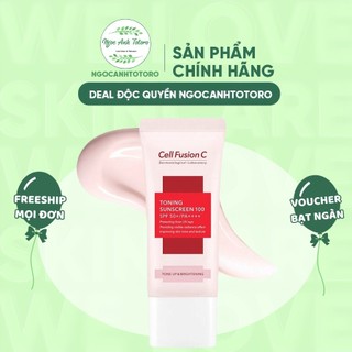 Kem chống nắng Cell Fusion C Tone up toning sun screen 50ml( bản mới)