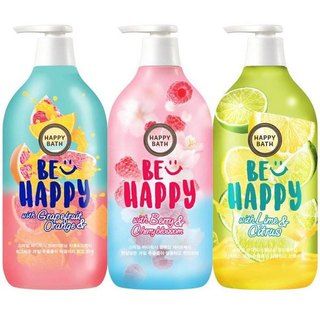 Sữa tắm happy bath 900ml - hàn quốc vị lúa mạch