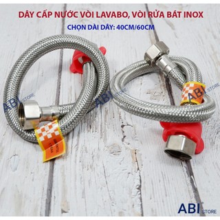 DÂY CẤP NƯỚC INOX 40CM, 60CM, DÂY CẤP NƯỚC NÓNG LẠNH GIÁ RẺ - CAO CẤP HÀ NỘI