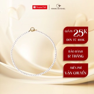 Chuỗi cổ ngọc trai cao cấp vòng cổ ngọc trai thật làm quà tặng Hoàng Gia Pearl C1821